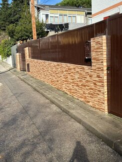 Revestimiento de piedra de muro